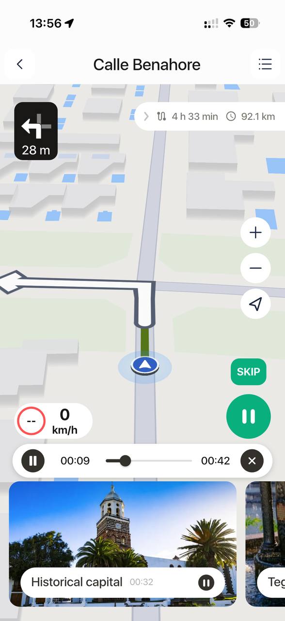 Local music & audio player screen