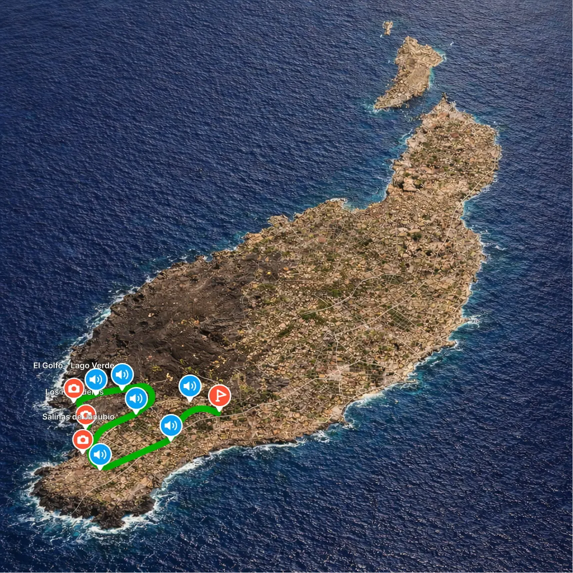 All the Way to the South route map preview in Vidodo Guide