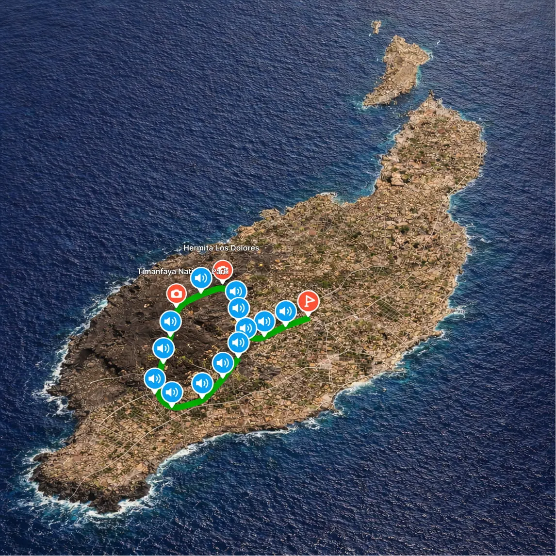 Between Faith & Fire route map preview in Vidodo Guide
