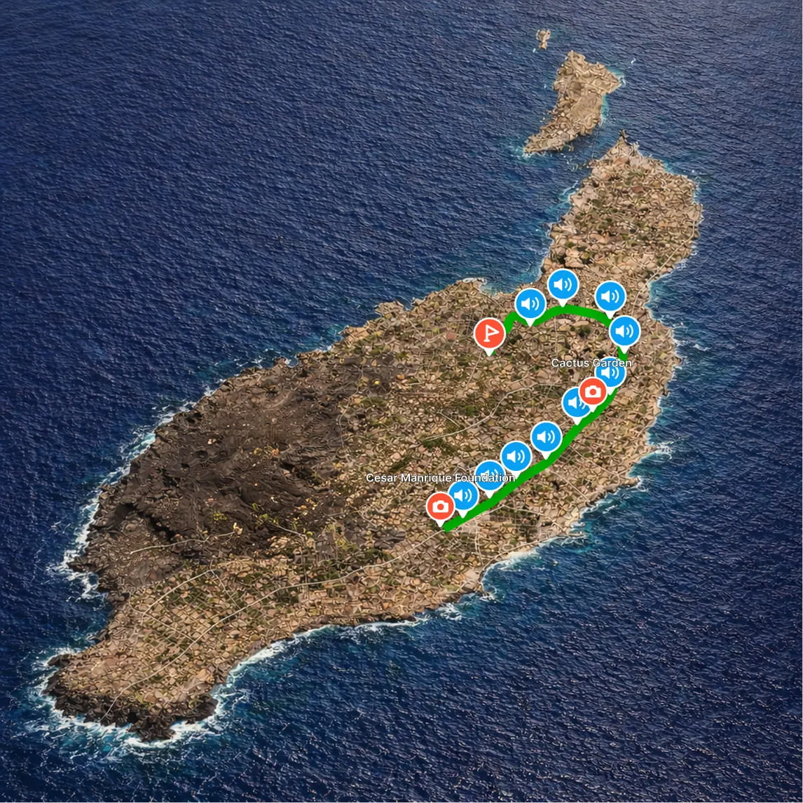 Craft Oasis & Pirate Coast route map preview in Vidodo Guide