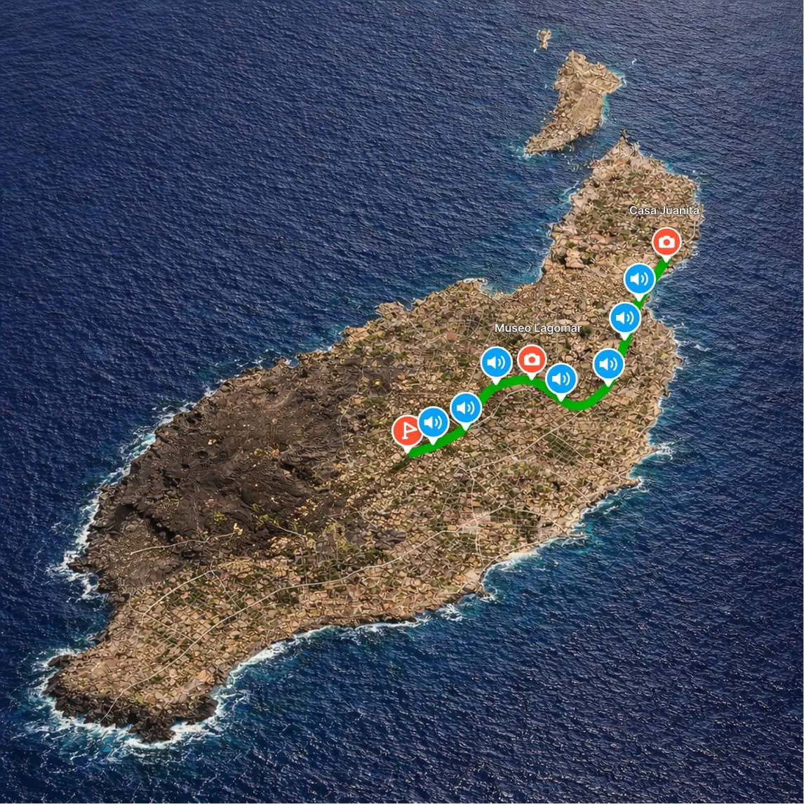 From LagOmar to the Cactus Wonder route map preview in Vidodo Guide